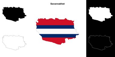 Savannakhet il ana hat haritası ayarlandı