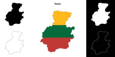 Telsiai ilçesinin ana hat haritası ayarlandı