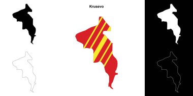 Krusevo belediyesinin ana hat haritası ayarlandı