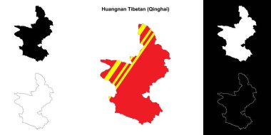 Huangnan Tibet 'in boş ana hat haritası ayarlandı