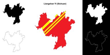 Liangshan Yi boş harita seti