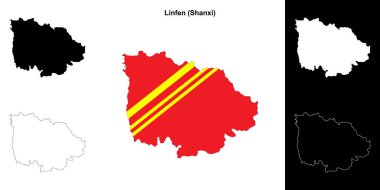 Linfen boş çizgi haritası ayarlandı