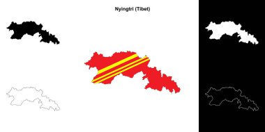 Nyingtri boş çizgi haritası seti