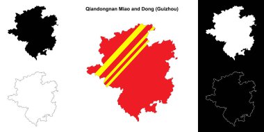 Qiandongnan Miao ve Dong boş ana hat haritası ayarlandı