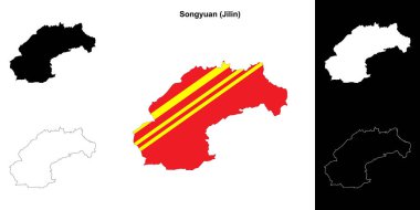 Songyuan boş ana hat haritası seti