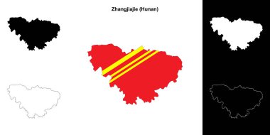 Zhangjiajie boş ana hat haritası ayarlandı