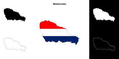 Medimurska ilçesi ana hat haritası ayarlandı