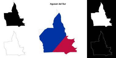 Agusan del Sur il ana hat haritası seti