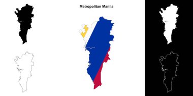 Metropolitan Manila eyalet ana hat haritası seti