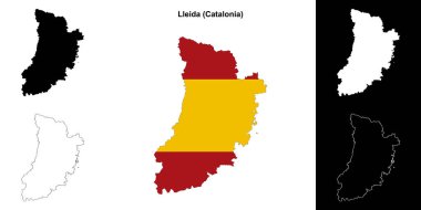 Lleida eyalet ana hat haritası ayarlandı