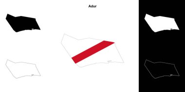 Adur boş çizgi haritası ayarlandı