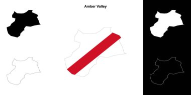 Amber Vadisi boş ana hat haritası seti