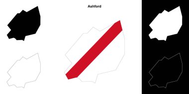 Ashford boş çizgi haritası seti