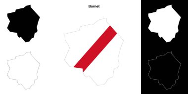 Barnet boş çizgi haritası ayarlandı