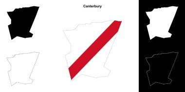 Canterbury boş ana hat haritası seti