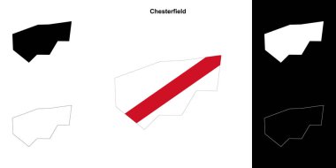 Chesterfield boş çizgi haritası ayarlandı