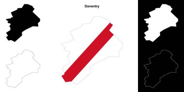 Daventry boş çizgi haritası ayarlandı
