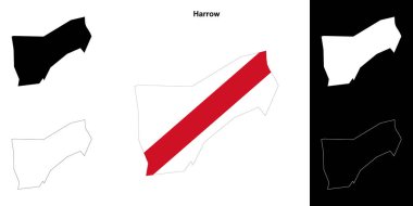 Boş çizgi haritası setini harmanla