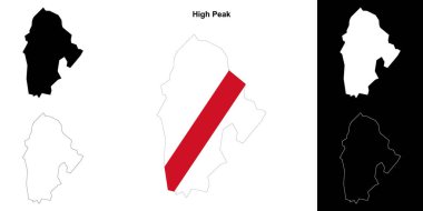 Yüksek Zirve boş çizgi haritası ayarlandı