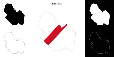 Kettering boş çizgi haritası seti