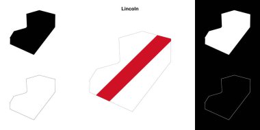 Lincoln boş çizgi haritası ayarlandı
