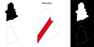 Köstebek Vadisi boş ana hat haritası seti