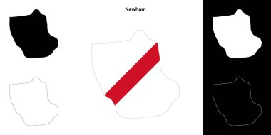 Newham boş ana hat haritası seti