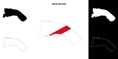 Kuzey Norfolk boş dış hat haritası ayarlandı