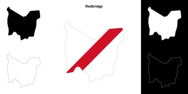 Redbridge boş çizgi haritası ayarlandı