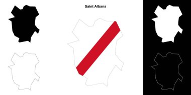 Saint Albans boş ana hat haritası seti