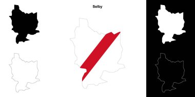 Selby boş çizgi haritası ayarlandı