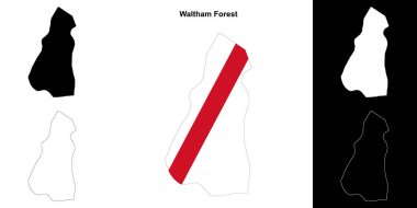 Waltham Ormanı boş ana hat haritası seti