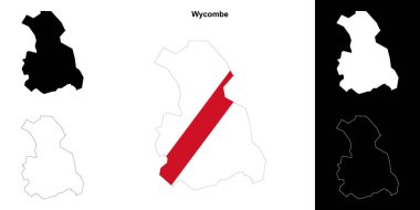 Wycombe boş ana hat haritası seti