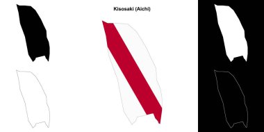 Kisosaki (Aichi) ana hat haritası seti