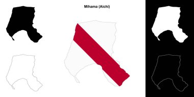 Mihama (Aichi) ana hat haritası seti