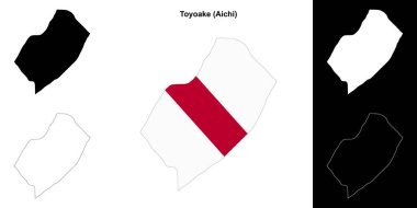 Toyoake (Aichi) ana hat haritası seti