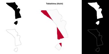 Tobishima (Aichi) ana hat haritası seti