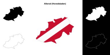 Allerod belediye ana hatları haritası ayarlandı