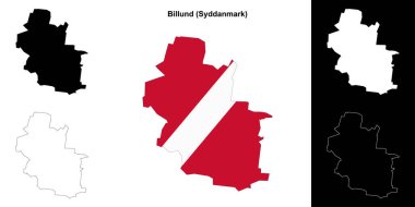 Billund belediye ana hatları haritası ayarlandı