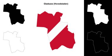 Gladsaxe belediye ana hatları haritası ayarlandı