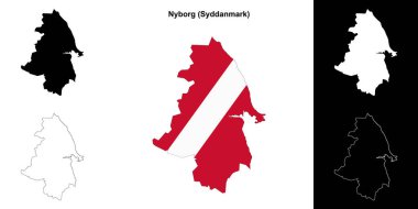 Nyborg belediye ana hatları haritası ayarlandı