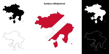 Syddjurs belediye ana hatları haritası ayarlandı