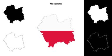 Malopolskie il ana hatları haritası ayarlandı