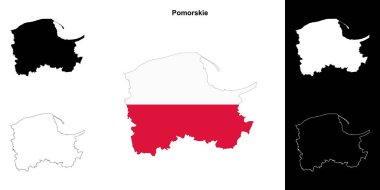 Pomorskie eyalet ana hat haritası seti