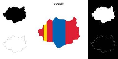 Dundgovi vilayetinin ana hat haritası ayarlandı