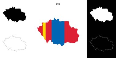 Uvs eyalet ana hat haritası seti