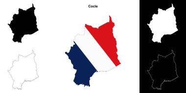Cocle eyalet ana hat haritası seti