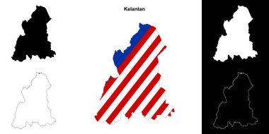 Kelantan durum ana hat haritası seti