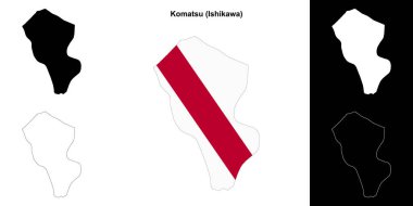 Komatsu (Ishikawa) ana hat haritası ayarlandı