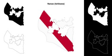 Nanao (Ishikawa) ana hat haritası ayarlandı